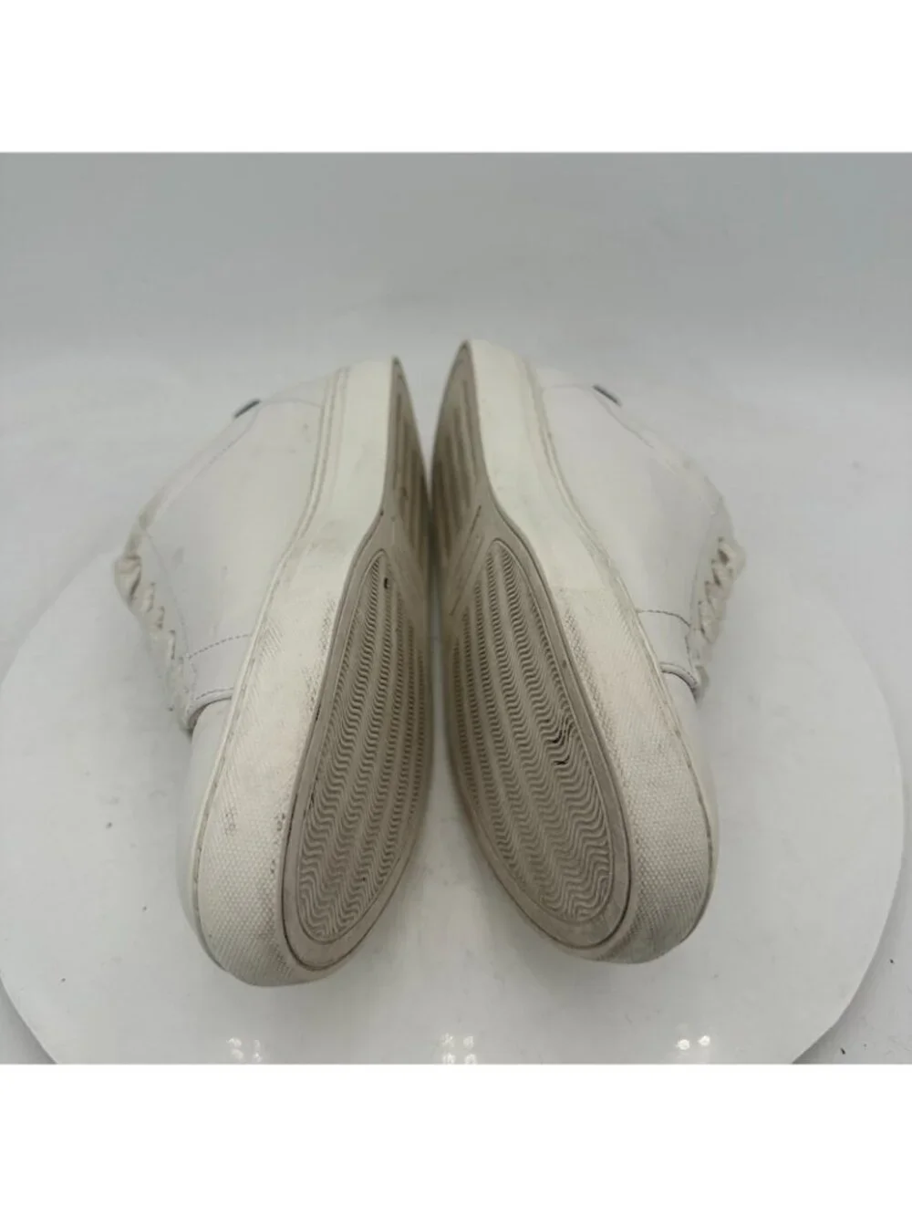 Kate Spade Angelise Women Size 7.5B White Leather Silhouette Casual Shoes